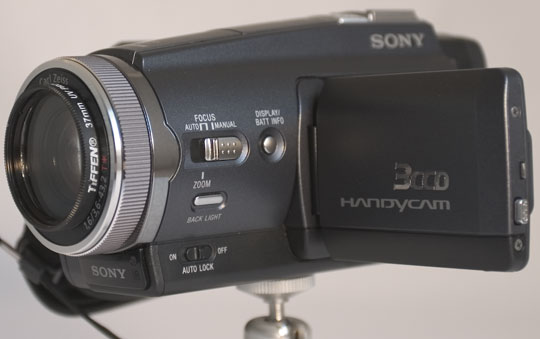 De HC1000E maakt goede breedbeeld opnames