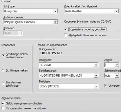 Blu-ray disks maken met geanimeerde menu’s is geen enkel probleem.