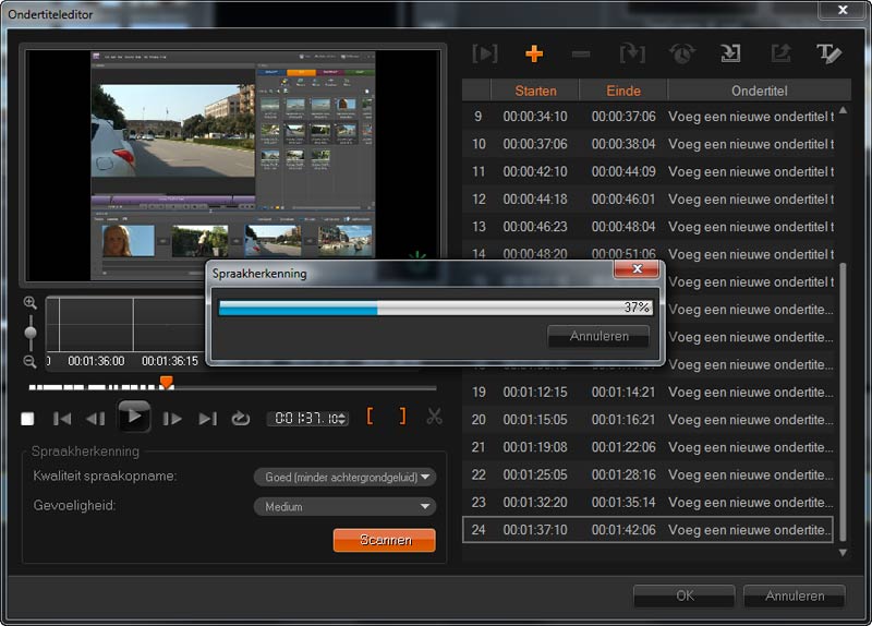 corel-video-studio-x6-ondertiteleditor-spraakherkenning